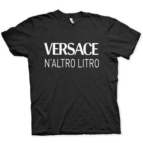 maglietta versace un altro litro|Magliette da uomo Versace .